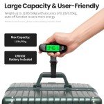 Digital Luggage Scale with LCD Display - 110lb
