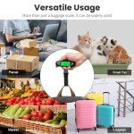 Digital Luggage Scale with LCD Display - 110lb