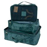 GForce 6-Piece Travel Organizer Set - Emerald