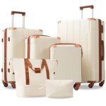 Merax 6-Piece Expandable Hardshell Luggage Set