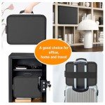 Fireproof Document Organizer with Lock & Storage