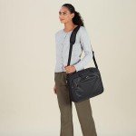 Amazon Basics Black Laptop Shoulder Bag, 15.6