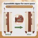 Merax 6-Piece Expandable Hardshell Luggage Set