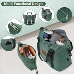 Merax 6-Piece Expandable Lightweight Green Luggage Set