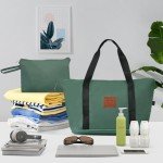Merax 6-Piece Expandable Lightweight Green Luggage Set