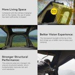 Hardshell Rooftop Tent for Vans and SUVs