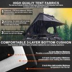Naturnest Hard Shell Rooftop Tent for Camping