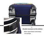 World Map Elastic Luggage Cover for Suitcases