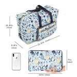 Large Foldable Cat Print Travel Duffel Bag