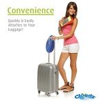 Pink Print Microbead Travel Neck Pillow by Cloudz