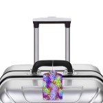 Pink Leopard Pattern 2-Pack Luggage Tags