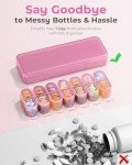 7-Day Pill Organizer for Travel and Vitamins