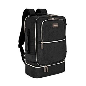 Biaggi Carry Cube Backpack: Lightweight Travel Bag (Black)