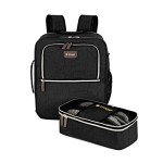 Biaggi Carry Cube Backpack: Lightweight Travel Bag (Black)