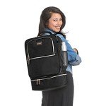 Biaggi Carry Cube Backpack: Lightweight Travel Bag (Black)