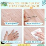 4-Piece Waterproof Luggage Cover Set for Travel