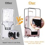 4-Piece Waterproof Luggage Cover Set for Travel