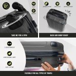 Kenneth Cole Lightweight 3-Piece Hardshell Spinner Set