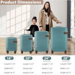Merax Lightweight 4-Piece Expandable Luggage Set