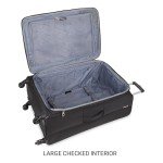 SwissGear 4010 Black Softside Spinner Luggage Set