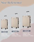 SukiosT 2-Piece Hardside Luggage Set - Champagne