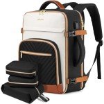 40L Waterproof Carry-On Backpack with USB Port