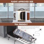 40L Waterproof Carry-On Backpack with USB Port