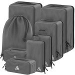 8-Piece Travel Compression Bags Set for Luggage