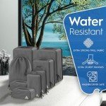 8-Piece Travel Compression Bags Set for Luggage