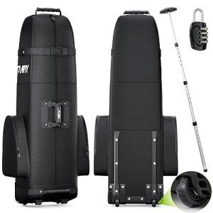 Padded Golf Club Travel Bag with Wheels
