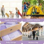 7-Piece Packing Cubes Set for Travel (Purple)