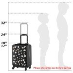 Redbaker Kids 6-Piece Rolling Luggage Set