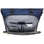 Kenneth Cole Chelsea Quilted Laptop Tote - Navy