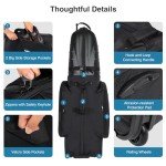 Golf Travel Bag with Wheels and Waterproof Fabric