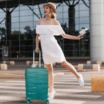 Merax 3-Piece Hardside Luggage Set with Spinner Wheels