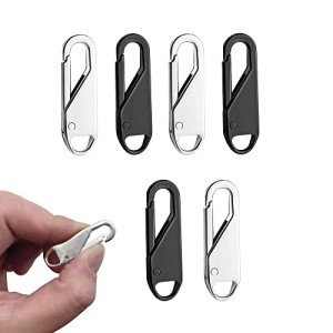 Upgraded Zipper Pulls Replacement Tabs (6 Pack)