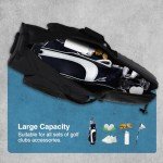 Golf Travel Bag with Wheels and Waterproof Fabric