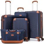 Cosbarn 5-Piece Hard Case Luggage Set