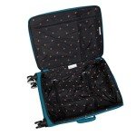 Duo-Tone 22" Softside Spinner Carry-On, Peach/Teal