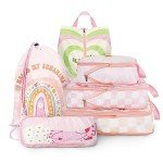 6-Piece Waterproof Packing Cubes Set for Travel