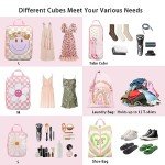 6-Piece Waterproof Packing Cubes Set for Travel