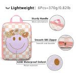 6-Piece Waterproof Packing Cubes Set for Travel