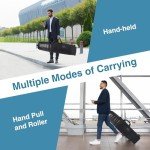 Golf Travel Bag with Wheels and Waterproof Fabric