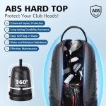 Wheeled Hard Case Golf Travel Bag - Lightweight