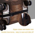 African American Woman Luggage Cover for Travel