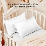 Cotton Toddler Pillowcase Set of 2 - White