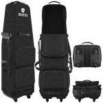 BROTOU Self-Standing Golf Travel Bag with Wheels