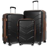 TILYMOL 3-Piece Hardside Spinner Luggage Set