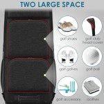 BROTOU Self-Standing Golf Travel Bag with Wheels