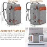 Expandable Flight-Approved Travel Laptop Backpack